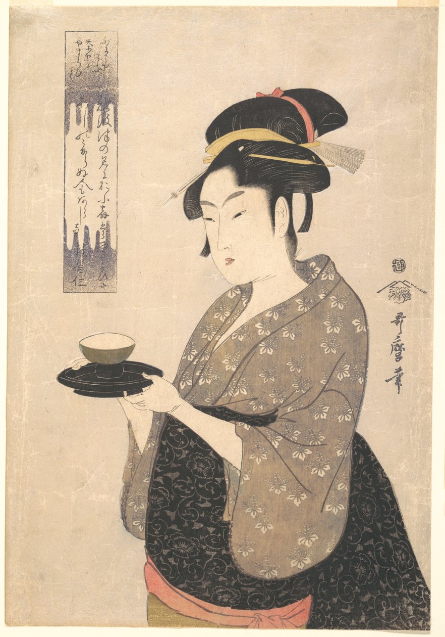 Okita fra tehuset Naniwaya af Kitagawa Utamaro