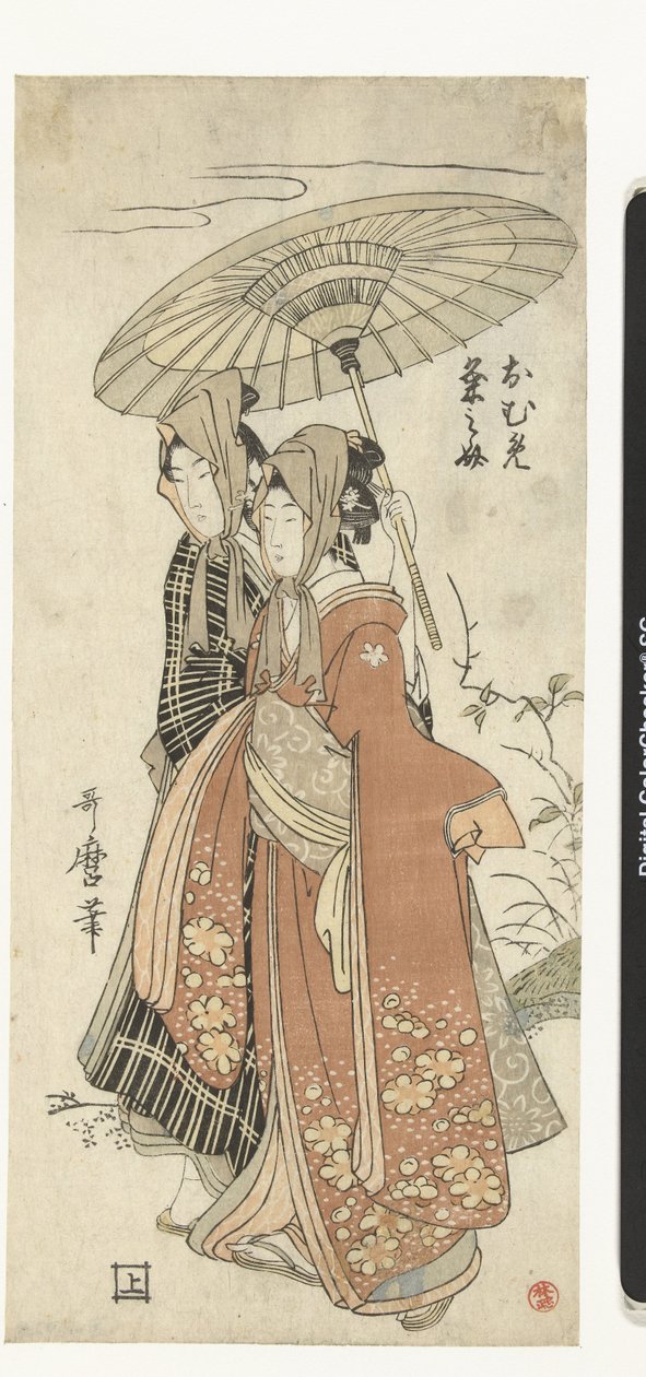 Oume En Kumenosuke Oume Kumenosuke af Kitagawa Utamaro