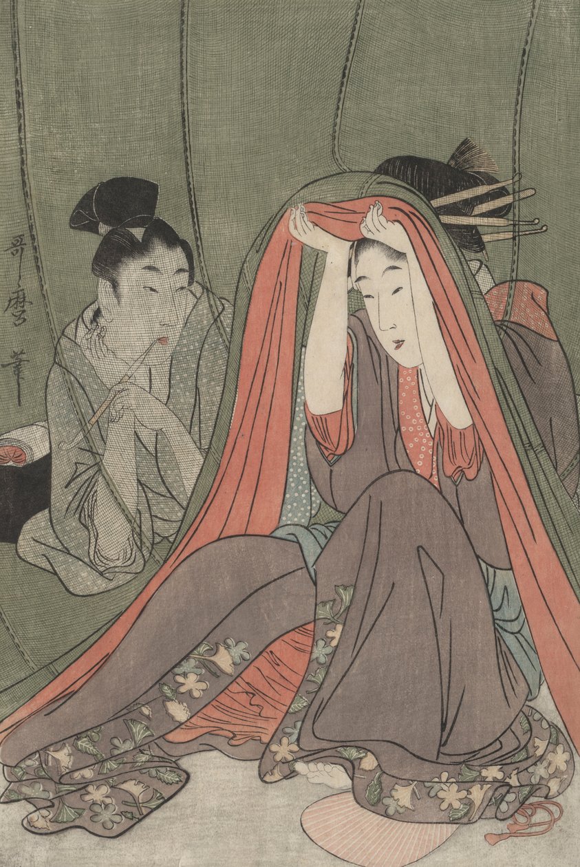 Myggenet af Kitagawa Utamaro