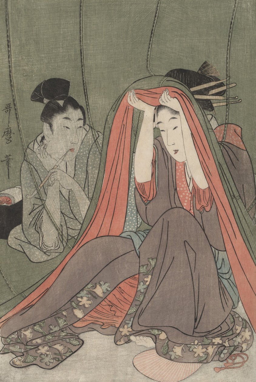 Myggenettet af Kitagawa Utamaro