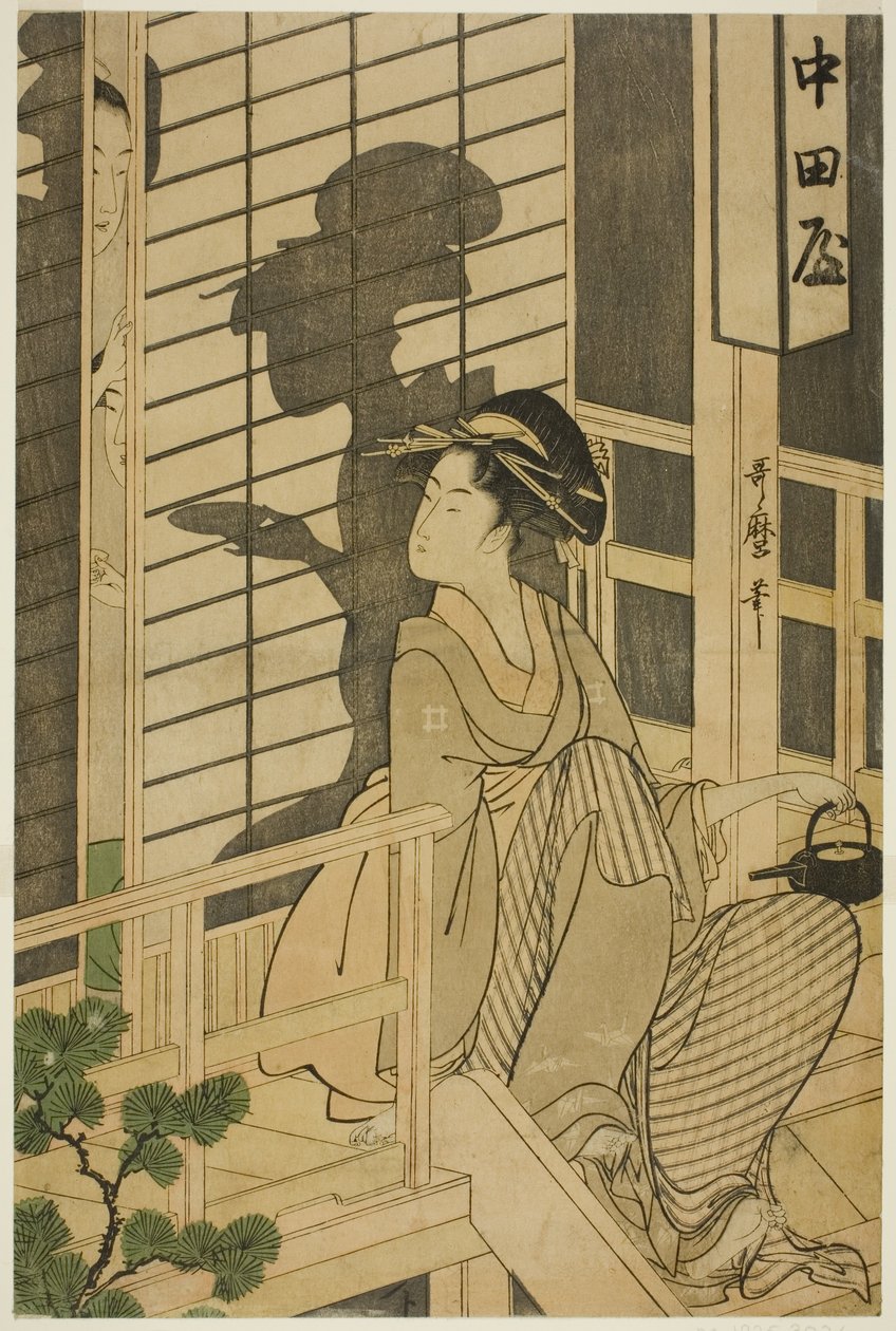 Det østlige tehus af Kitagawa Utamaro