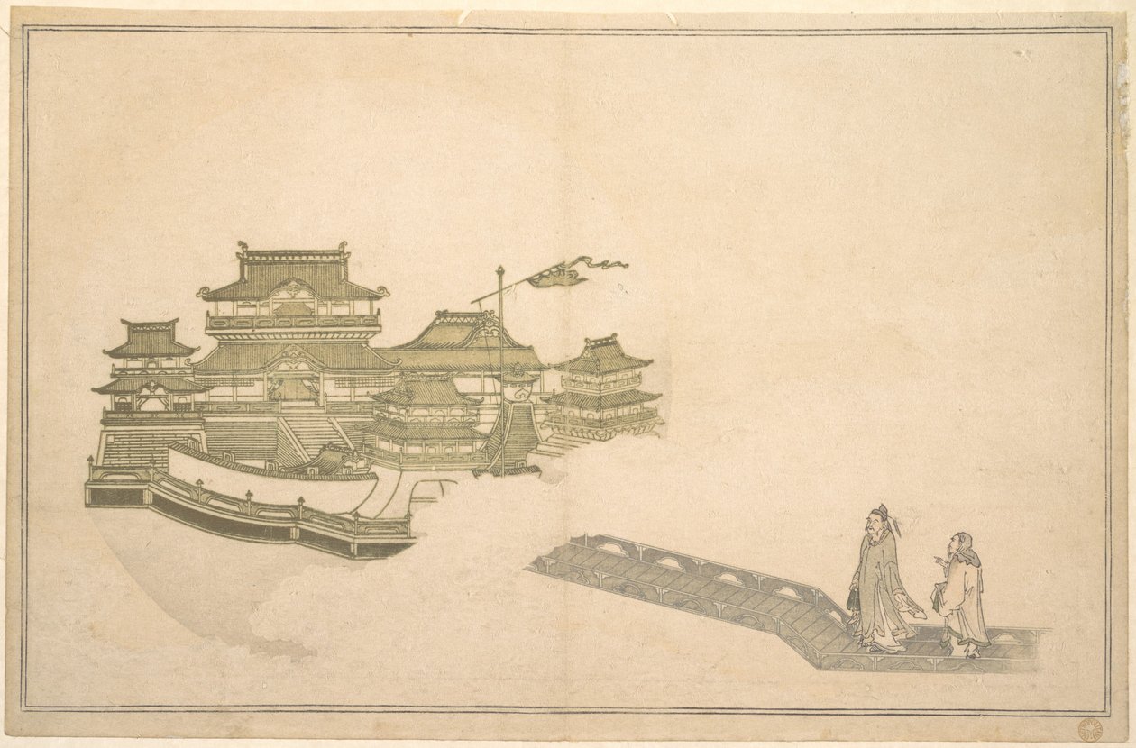 Slottet på Månen af Kitagawa Utamaro