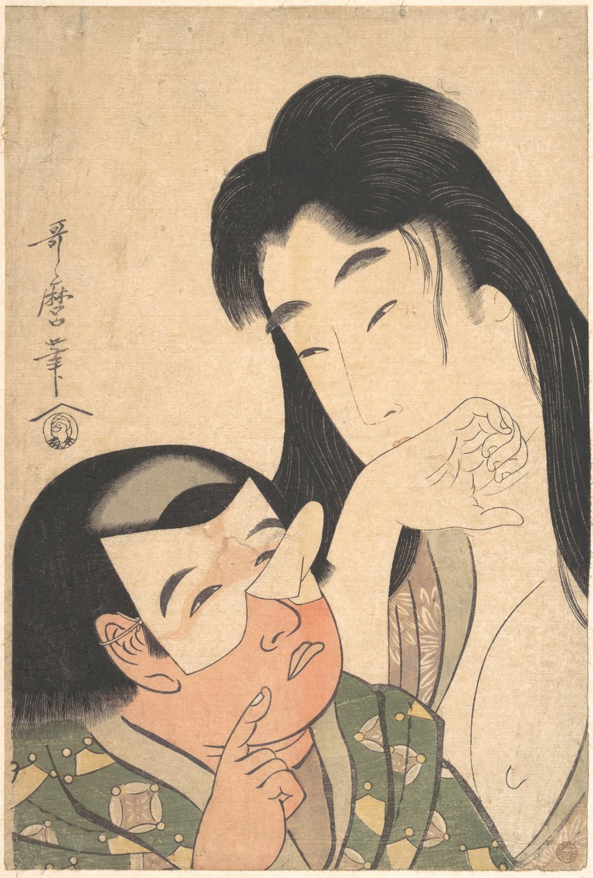 Yamauba og Kintarō af Kitagawa Utamaro