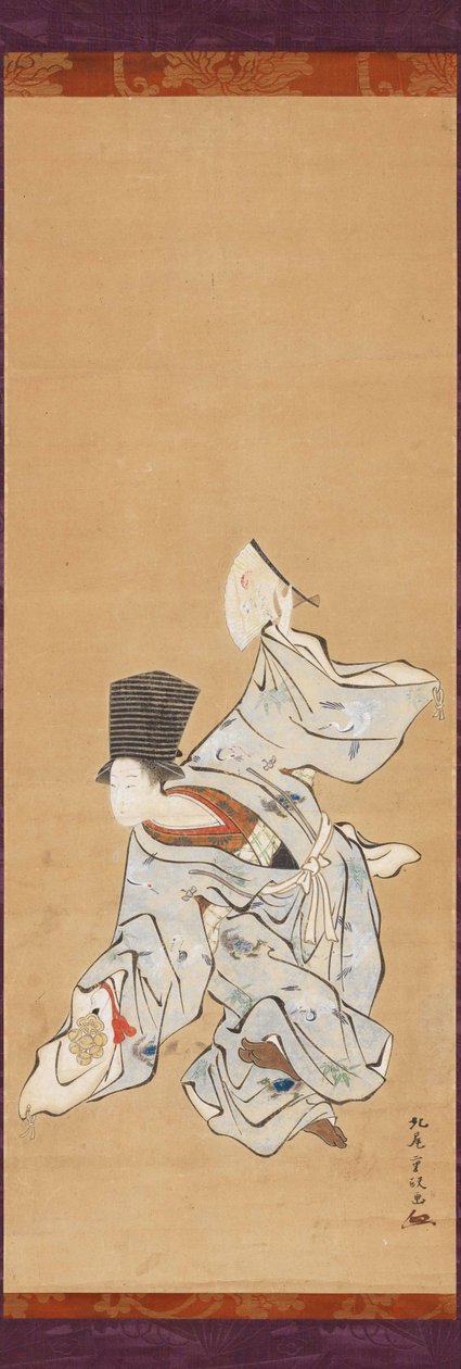 Sanbasō Tänzer af Kitao Shigemasa