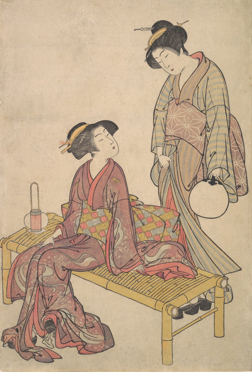 Håndlygten, ca. 1790. af Kitao Shigemasa