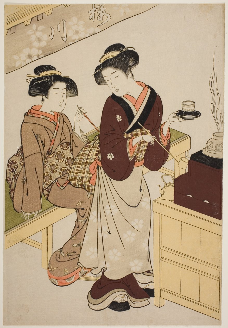 Sakuragawa tehus af Kitao Shigemasa