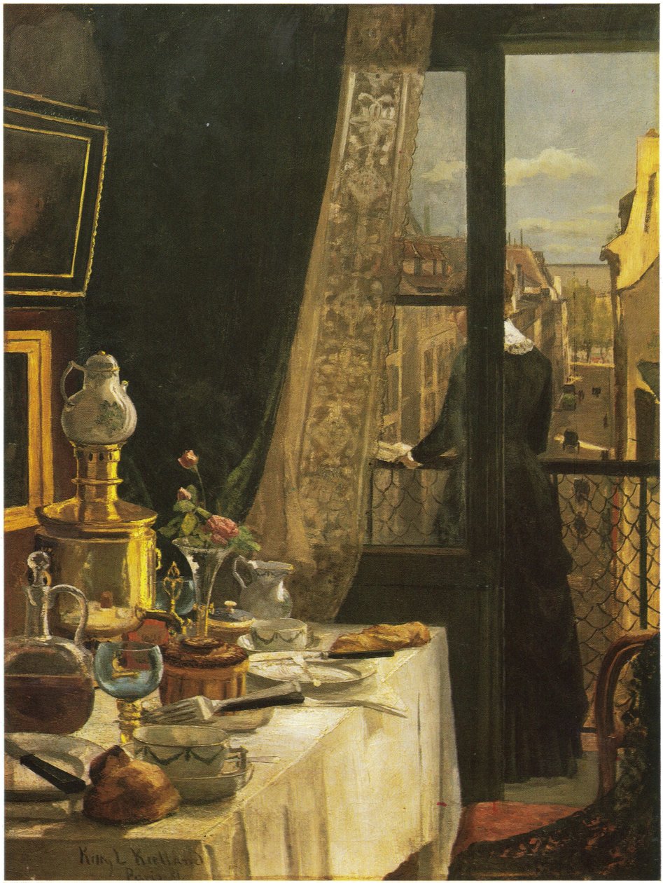 Parisinterir af Kitty Lange Kielland