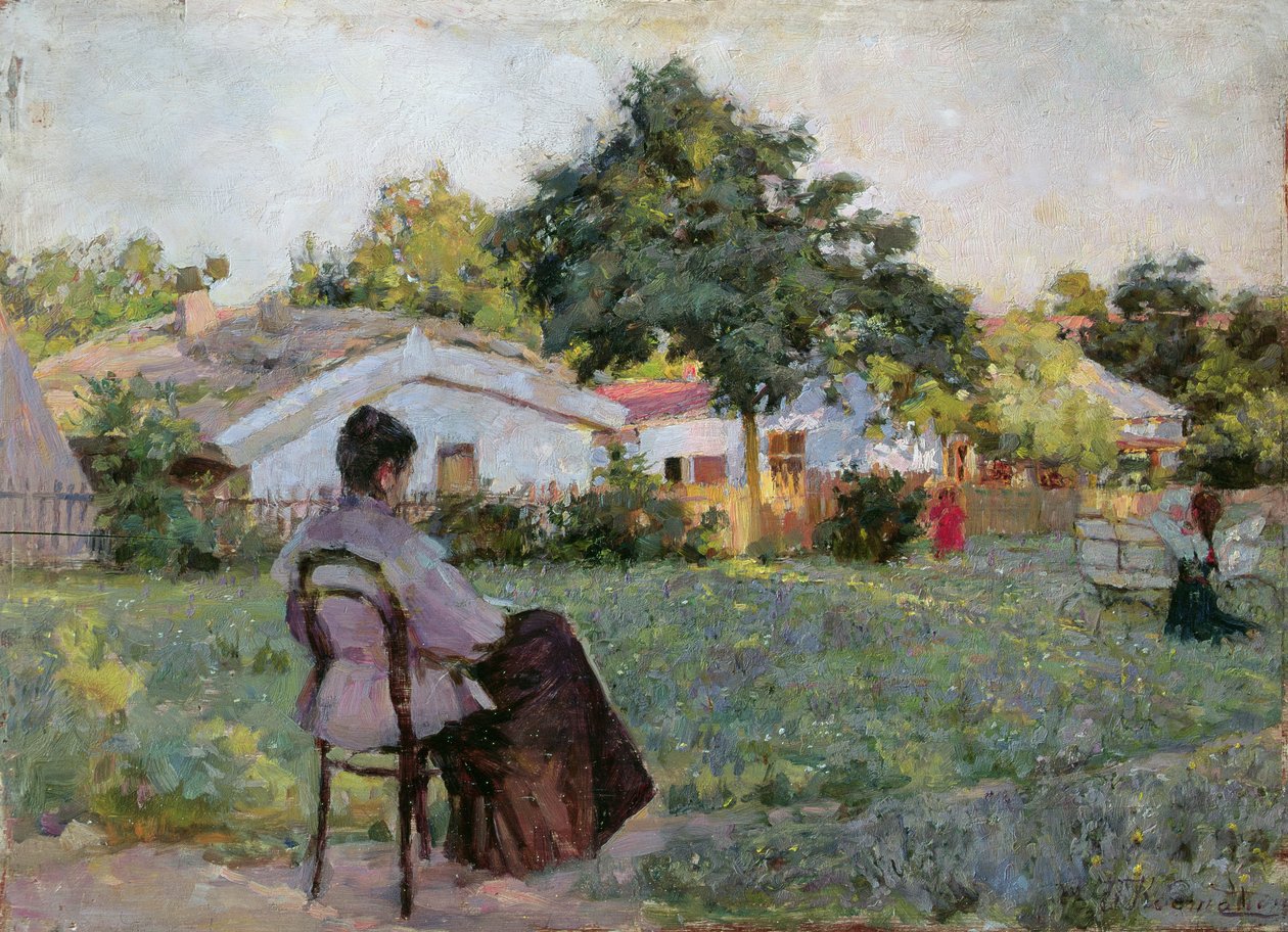 På Dacha, 1892 af Kiviak Konstantinov Kostandi