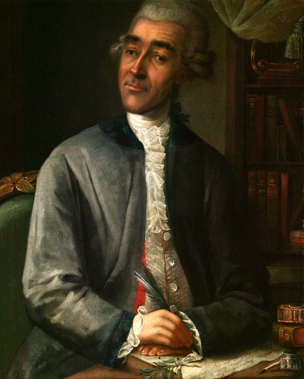 Portræt af forfatteren Vasily Grigorievich Ruban
