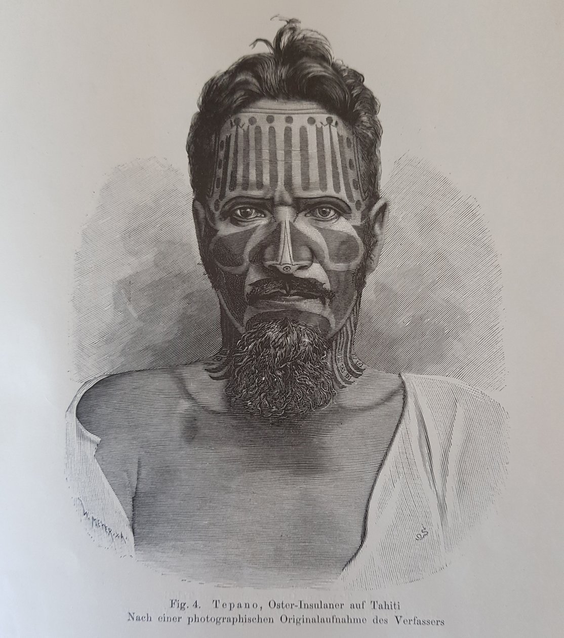 Juan Tepano, illustration fra 