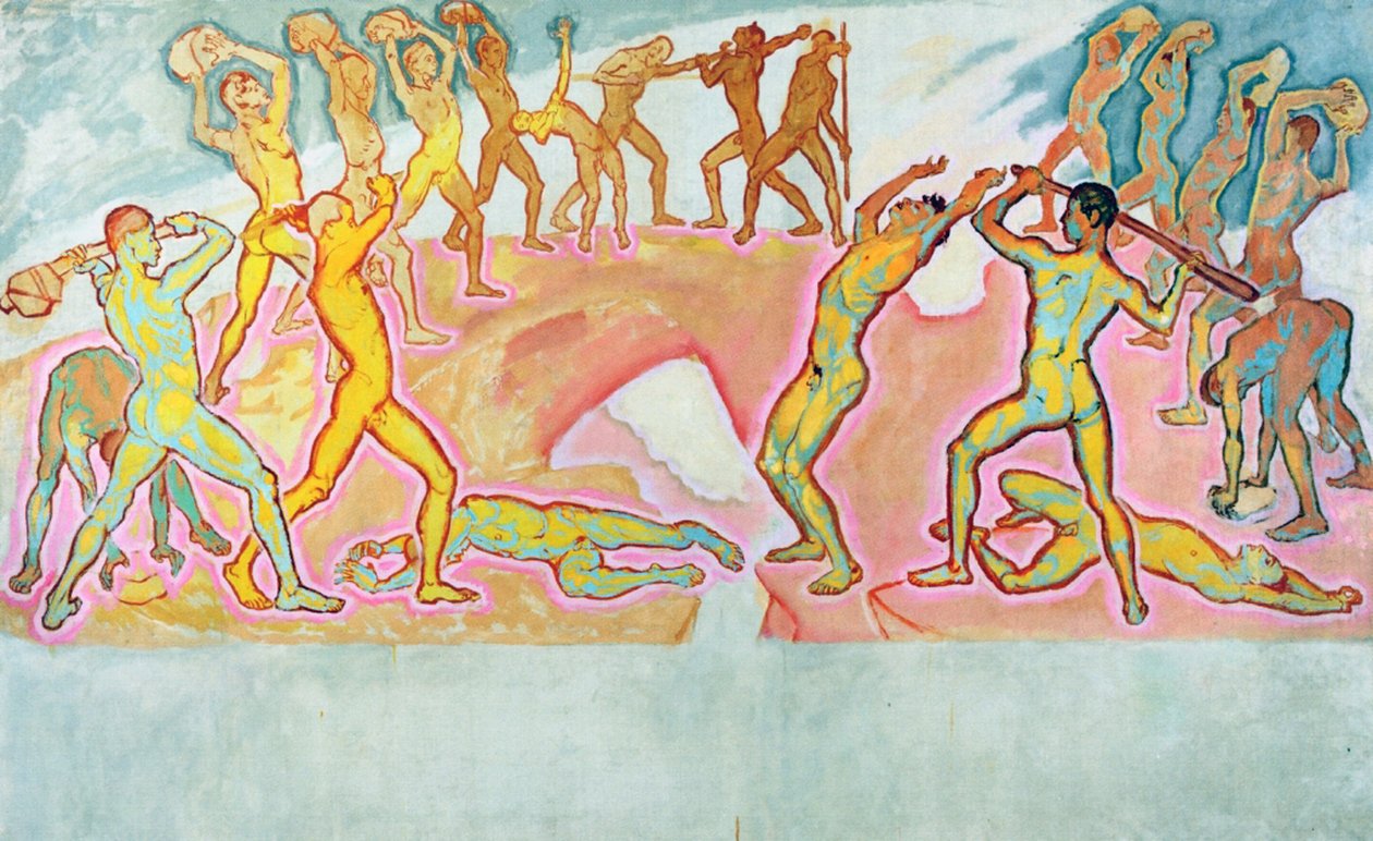 The Clash of the Titans, 1913-15 af Koloman Moser