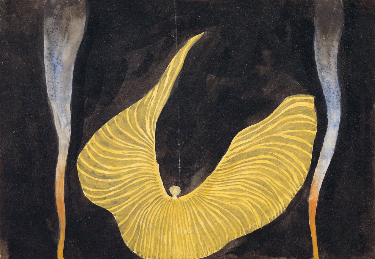 Loïe Fuller i dansen Ærkeenglen, 1902 af Koloman Moser