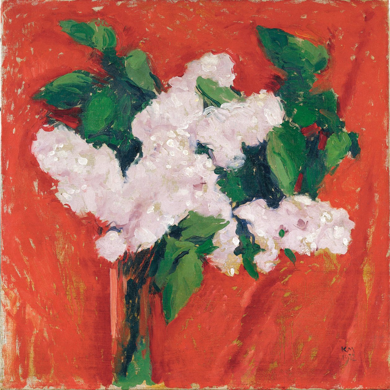 Flieder - Lilac ... (olie på lærred) af Koloman Moser