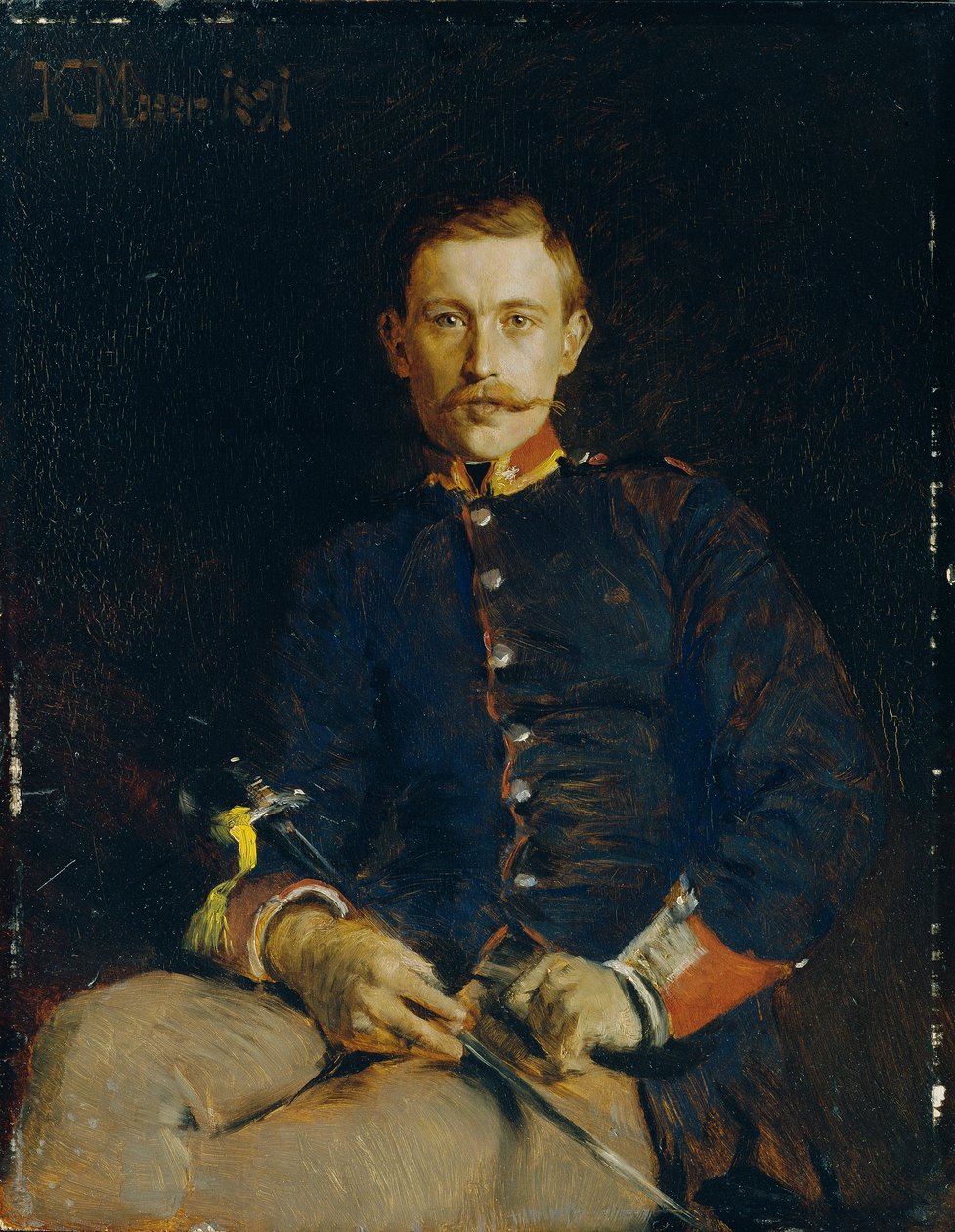Franz Dangl i uniform af Koloman Moser
