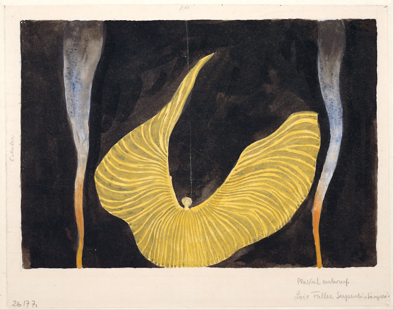 Loïe Fuller i Dansen Ærkeenglen, 1902 af Koloman Moser
