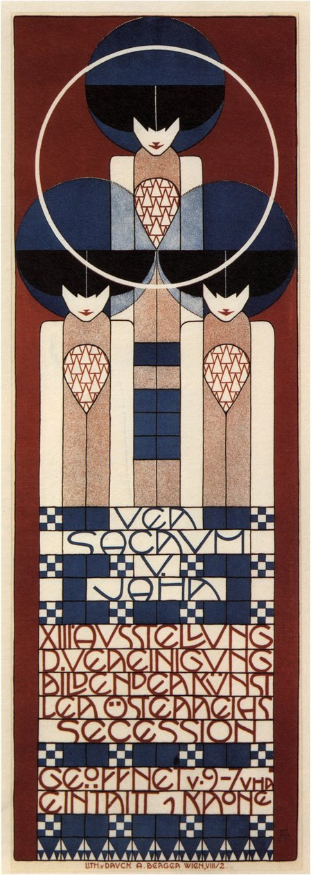Plakat til Wien Secession-udstillingen, 1902 af Koloman Moser