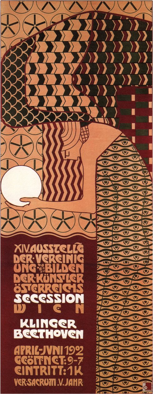 Plakat til Wien Secession-udstillingen, 1902 af Koloman Moser