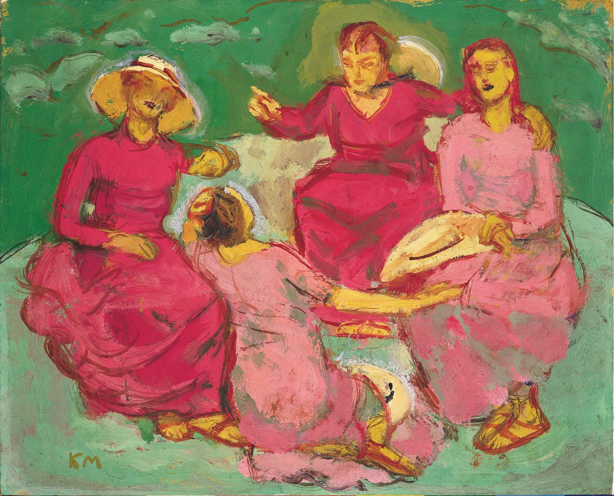 Kvartet udendørs - Udendørs kvartet ... af Koloman Moser