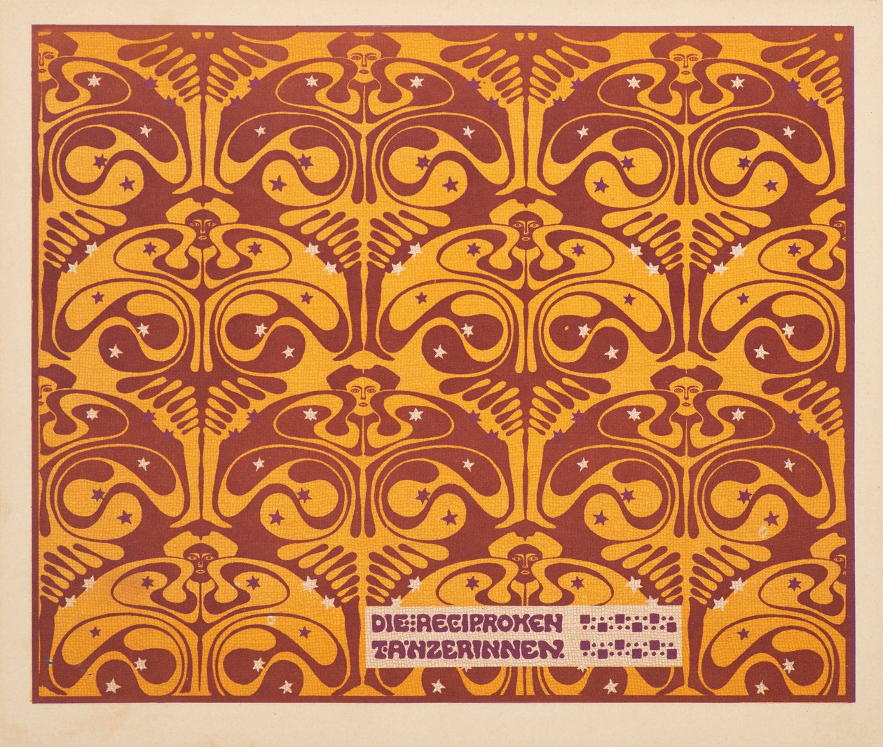 Gensidige dansere, 1901. af Koloman Moser