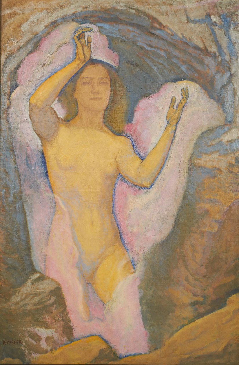 Venus i Grotten III, 1916. af Koloman Moser