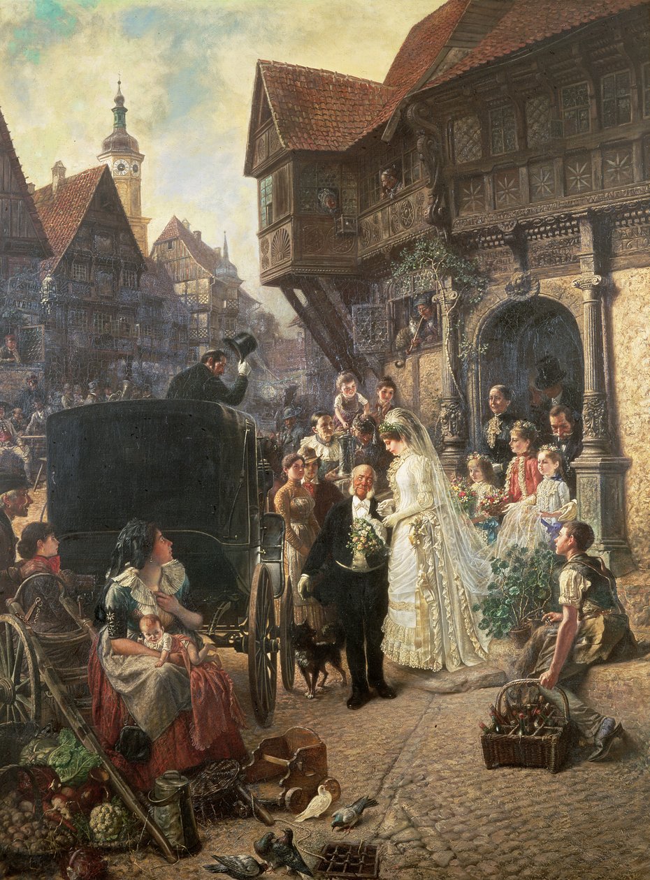 Bruden, 1800-tallet af Konrad Beckmann