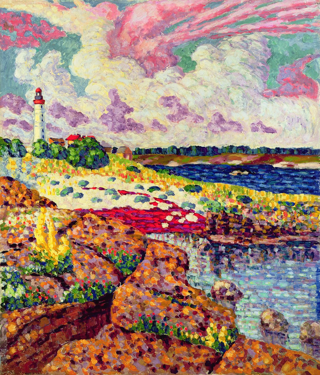Fyret ved Vilsandi, c.1913-14 af Konrad Magi
