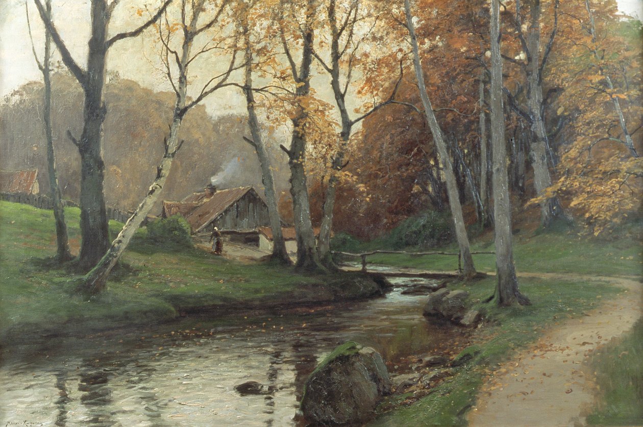 Sort Strøm, ca. 1890 af Konrad Mueller Kuerzwelly