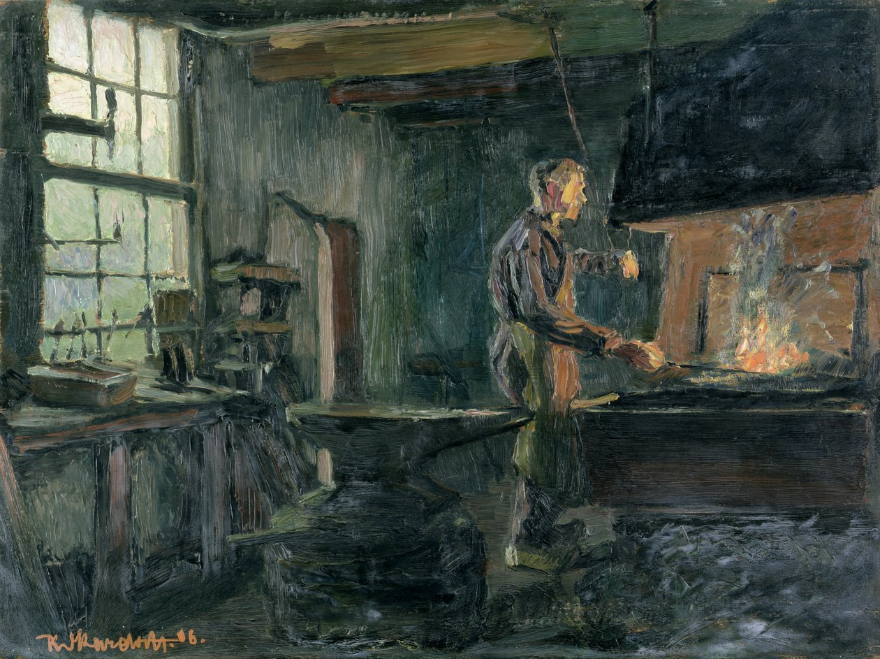 Smedjen, 1906 af Konrad von Kardorff