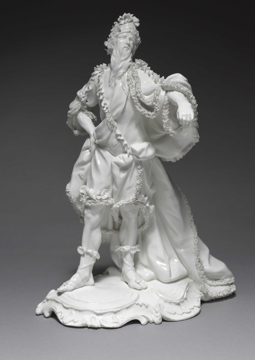Oceanus, Frankenthal Porcelænsfabrik, Tyskland, ca. 1765 af Konrad Linck