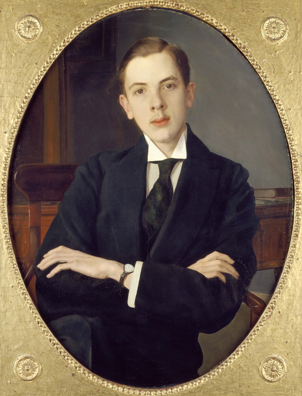Evgeni Sergeevich Mikhailov, kunstneren Nefesh, 1916 af Konstantin Andreevic Somov