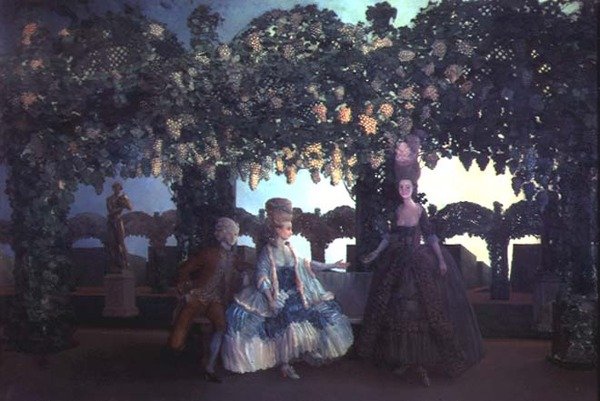 Aftenen, 1900-02 af Konstantin Andreevic Somov
