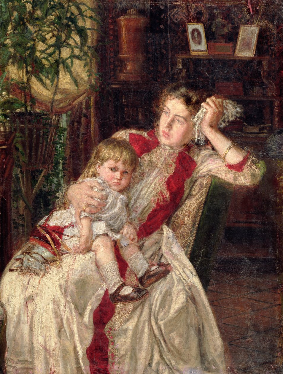 Familiestrid, 1890 af Konstantin Apollonovich Savitsky