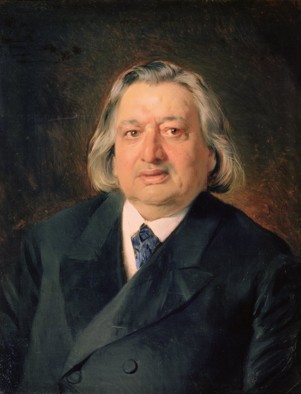 Portræt af Ossip Petrov (1807-78), 1870 af Konstantin Egorovich Makovsky
