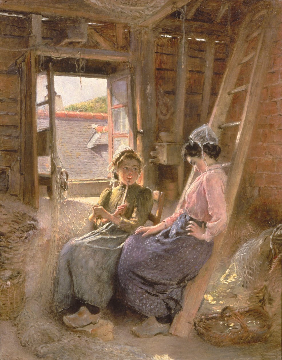 To bretonske kvinder, 1904 af Konstantin Egorovich Makovsky