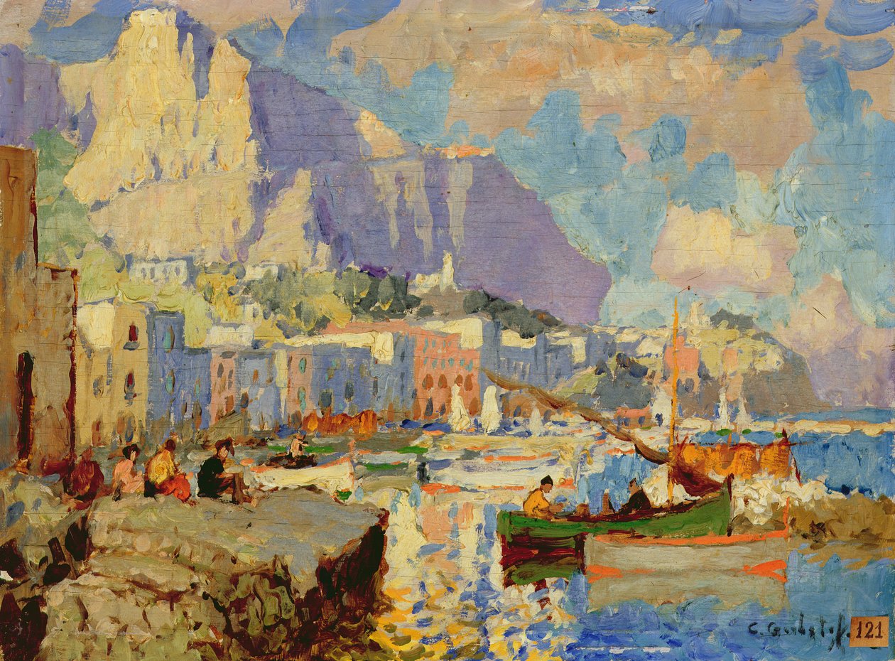 Capri Havlandskab af Konstantin Ivanovich Gorbatov