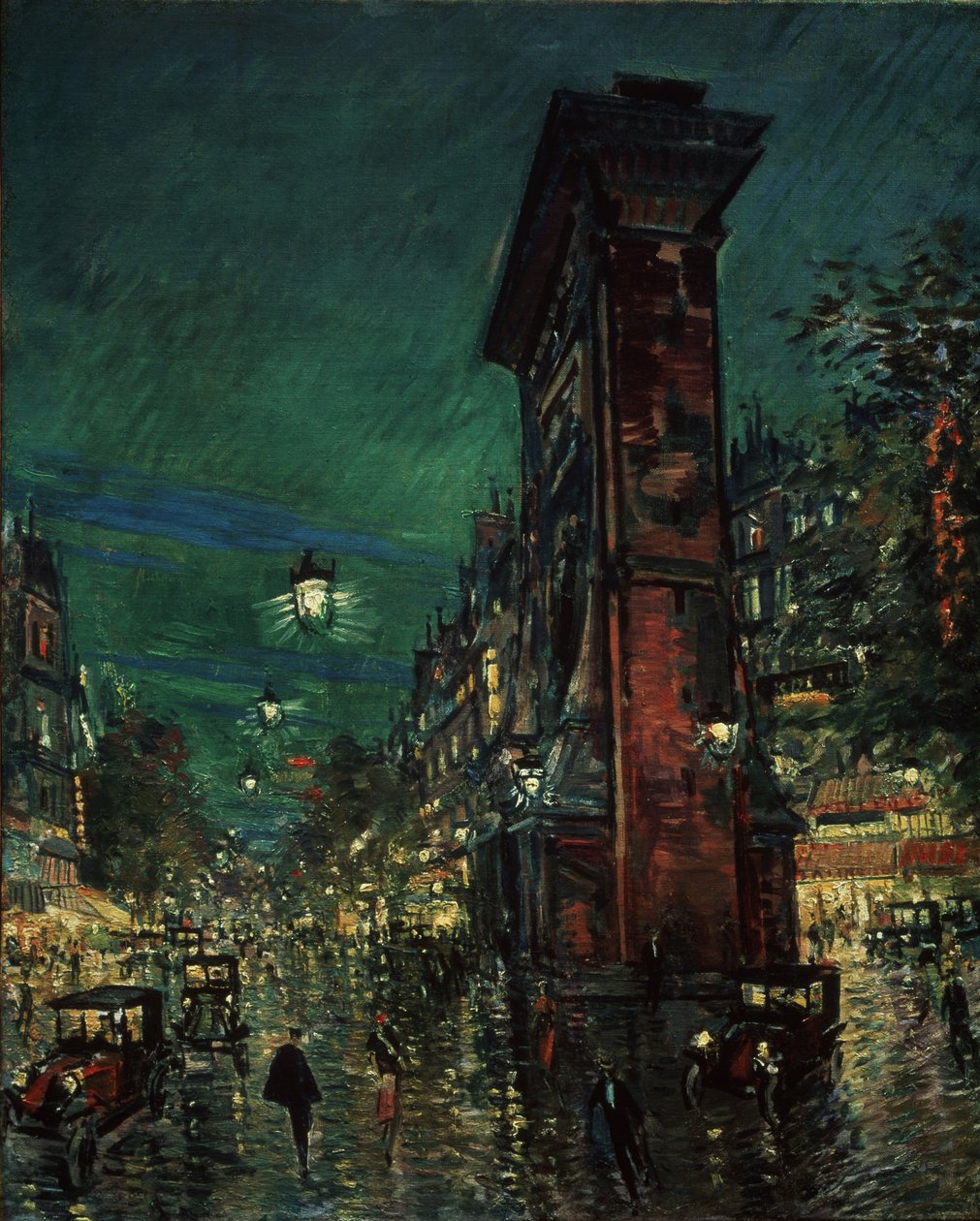 Paris, Porte Saint-Denis, 1923-1939 af Konstantin Alekseevich Korovin
