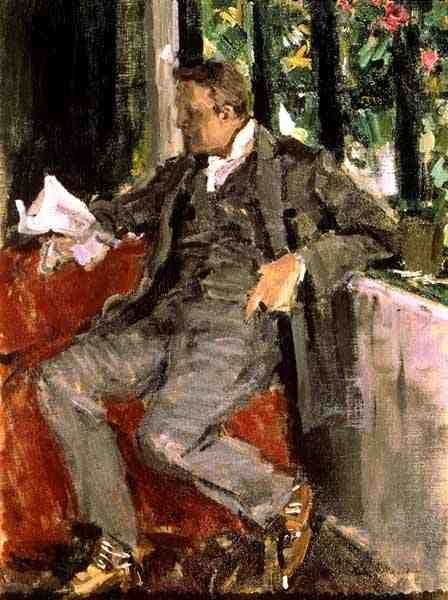 Portræt af Feodor Ivanovich Chaliapin (1873-1938) af Konstantin Alekseevich Korovin