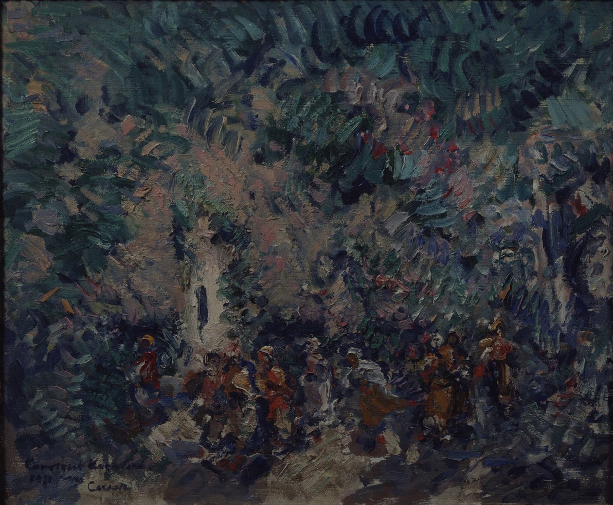 Scenedesign til balletten Corsair af A. Adam, 1911 af Konstantin Alekseevich Korovin