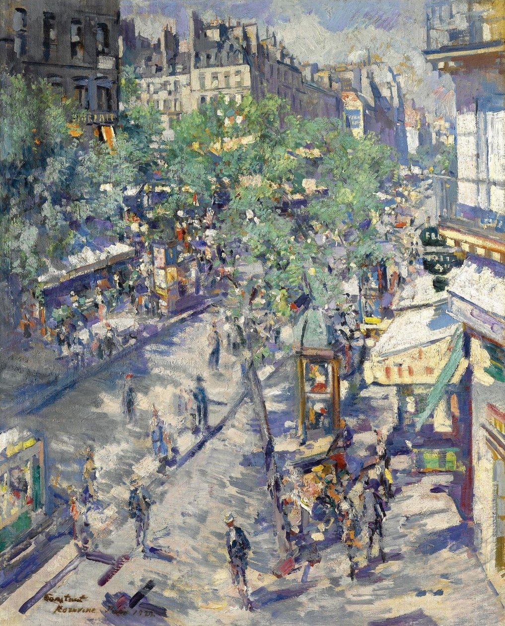 Boulevard de Sebastopol i Paris, 1923 af Konstantin Alekseevich Korovin