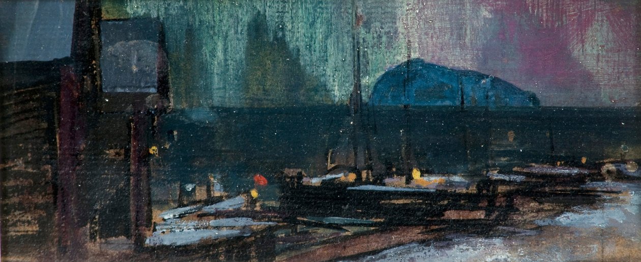 Nordlyset i Norge, 1902 af Konstantin Alekseevich Korovin