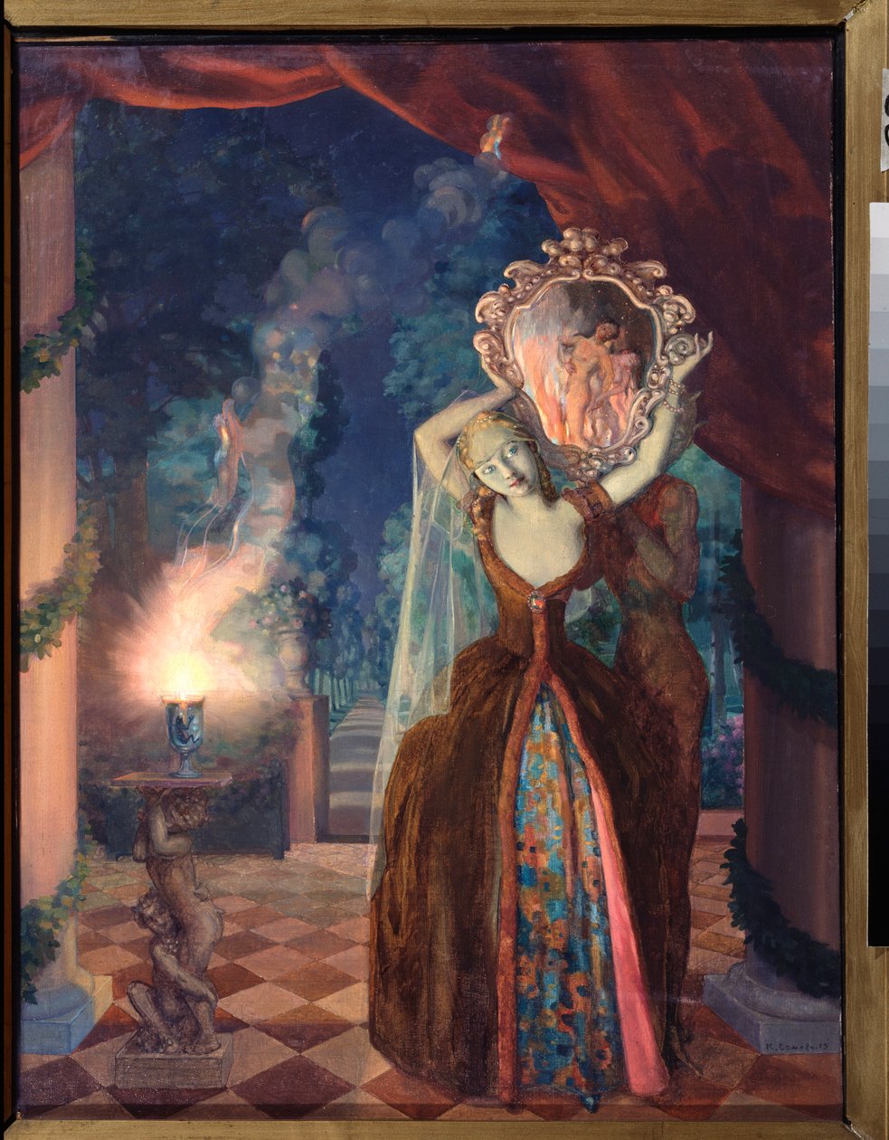 La Magie (Magien) - Maleri af Konstantin (Constantin) Andreyevich Somov (1869-1939) af Konstantin Andreevic Somov
