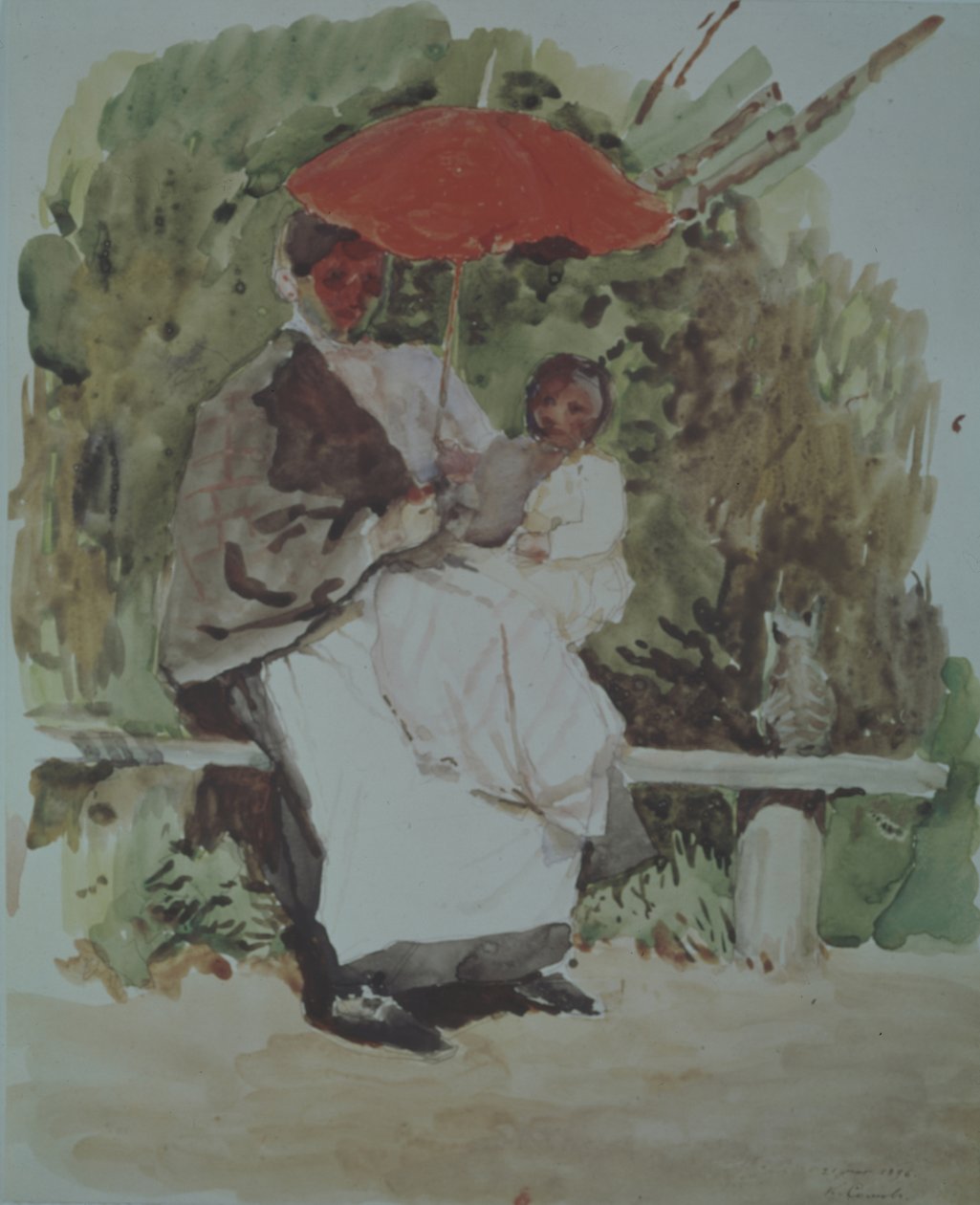 Sygeplejerske med et barn af Konstantin Andreevic Somov