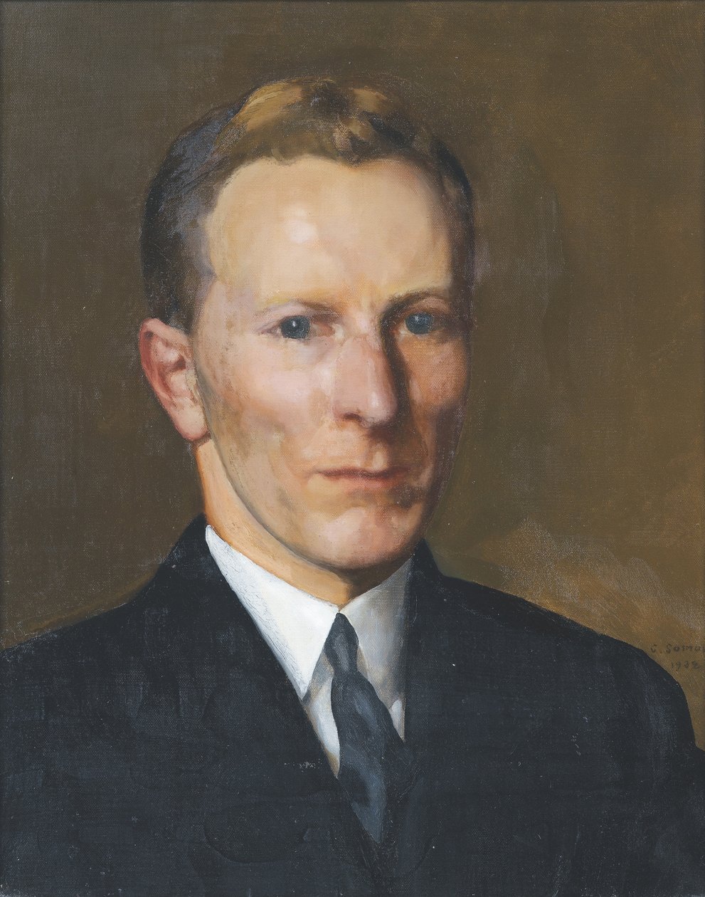 Portræt af Boris Emmanuilovich Nolde af Konstantin Andreevic Somov