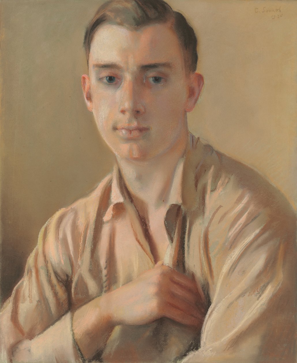 Portræt af Boris Snejkovsky af Konstantin Andreevic Somov