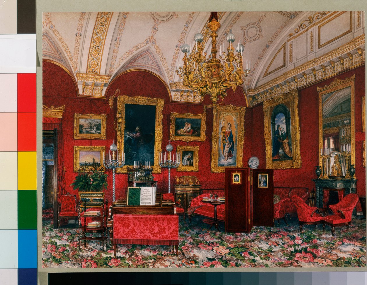 Interiør af Vinterpaladset (Palais d