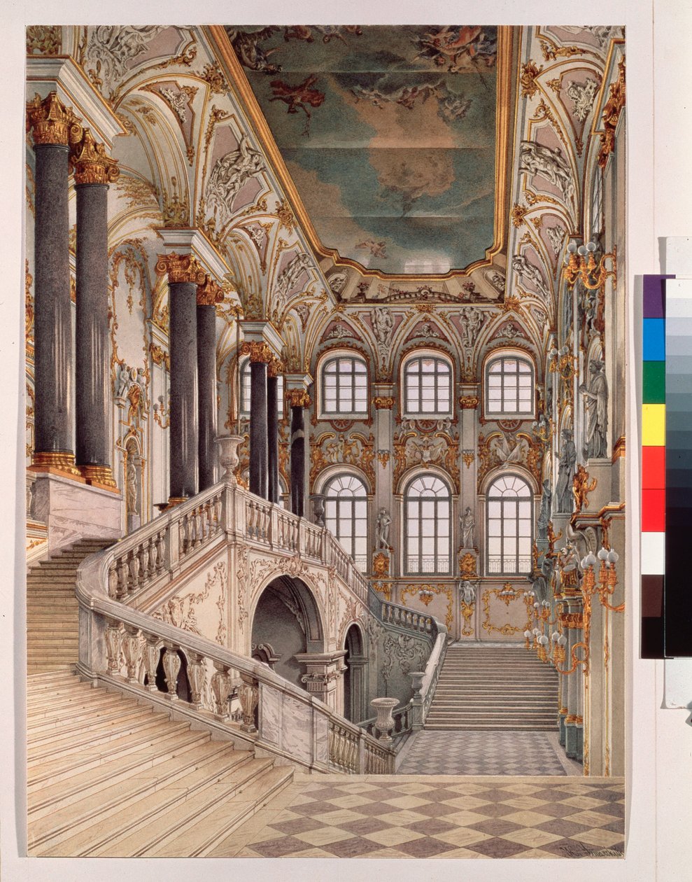 The Grand Staircase of the Winter Palace, også kendt som Ambassador