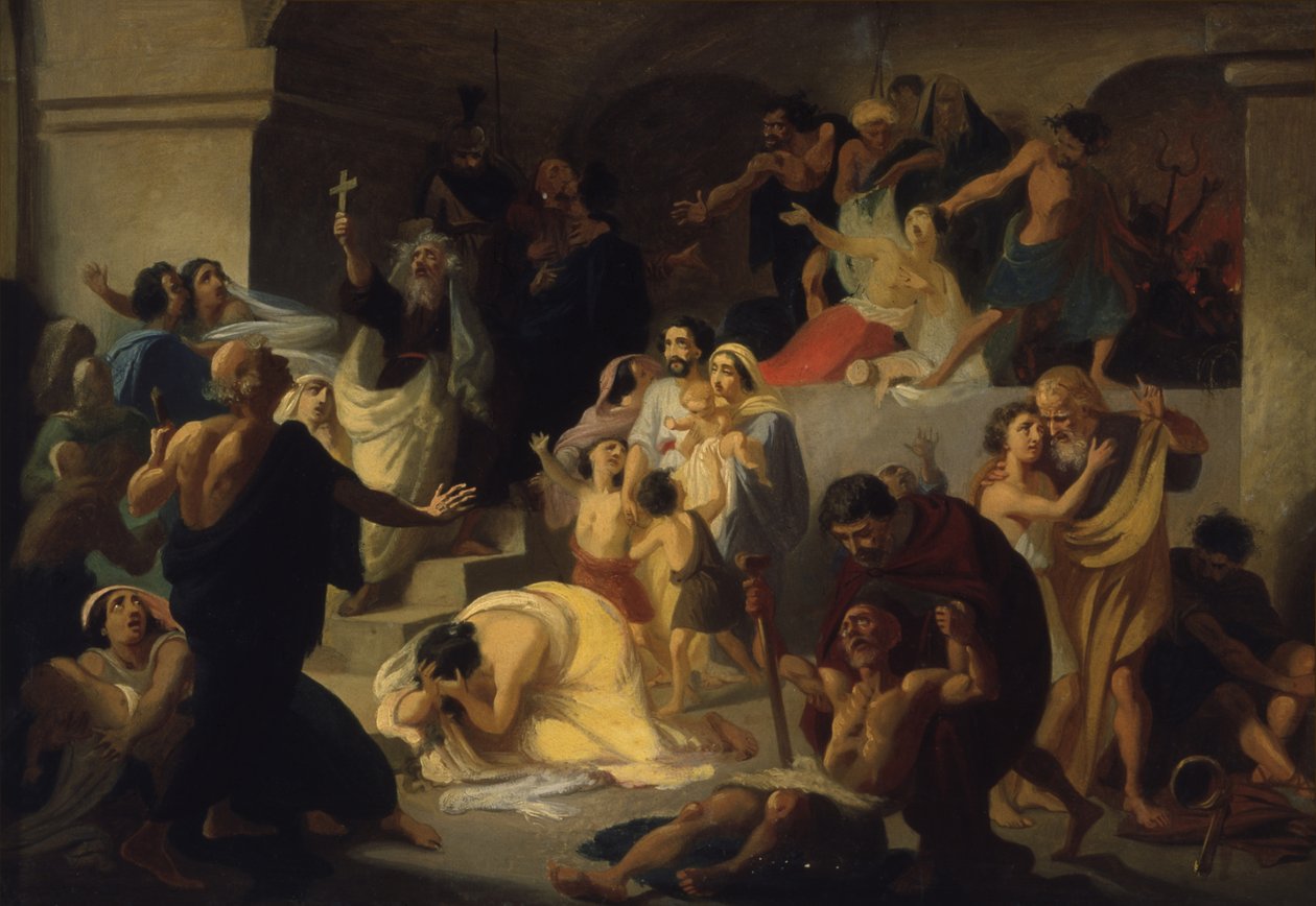 Kristne martyrer i Colosseum, begyndelsen af 1860