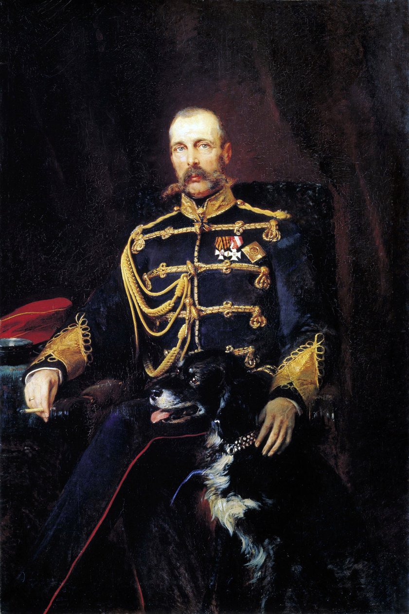 Alexander II (1818-1881), zar af Rusland af Konstantin Egorovich Makovsky