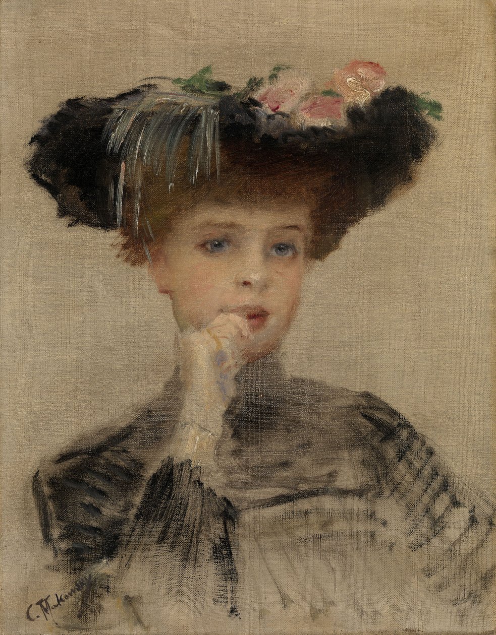 Pariseren, 1902 af Konstantin Egorovich Makovsky