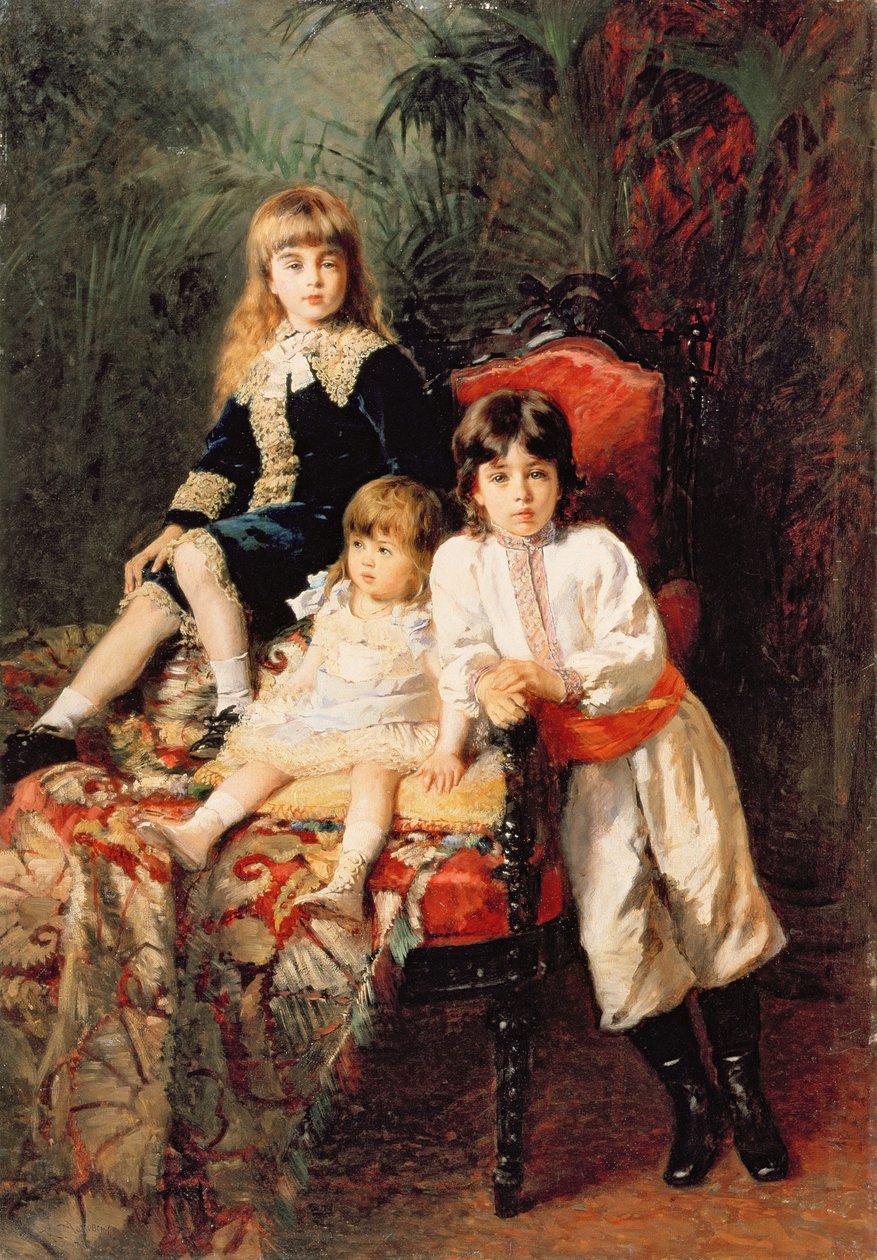 M. Balashov Børn af Konstantin Egorovich Makovsky
